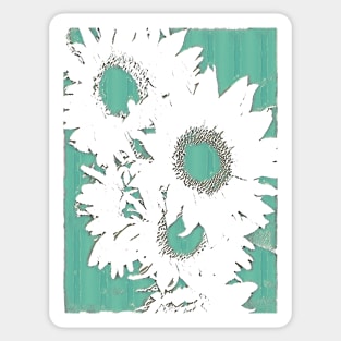 Sunflower Whitewash Sticker